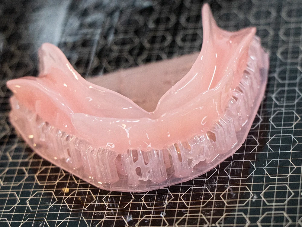 resin printed product